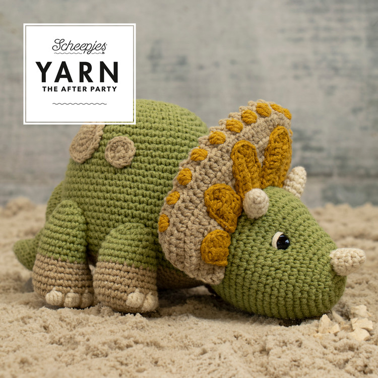 Trico a dino - amigurumi horgolásminta